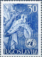 Yugoslavia 1953 United Nations-Stamps-Yugoslavia-StampPhenom