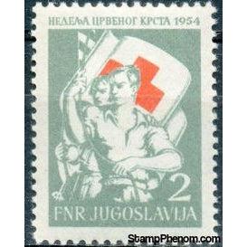 Yugoslavia 1954 Red Cross - Obligatory Tax-Stamps-Yugoslavia-StampPhenom