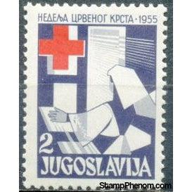 Yugoslavia 1955 Red Cross - Obligatory Tax-Stamps-Yugoslavia-StampPhenom