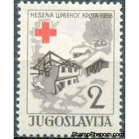 Yugoslavia 1956 Red Cross - Obligatory Tax-Stamps-Yugoslavia-StampPhenom