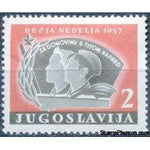 Yugoslavia 1957 Children's Week - Obligatory Tax-Stamps-Yugoslavia-StampPhenom