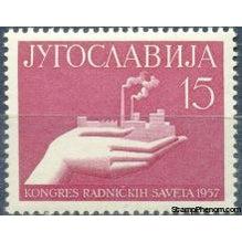 Yugoslavia 1957 Congress of Workers' Councils-Stamps-Yugoslavia-StampPhenom