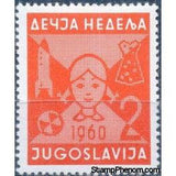 Yugoslavia 1960 Children's Week - Obligatory Tax-Stamps-Yugoslavia-StampPhenom