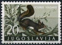 Yugoslavia 1960 Mammals-Stamps-Yugoslavia-StampPhenom