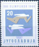 Yugoslavia 1960 Olympic Games-Stamps-Yugoslavia-StampPhenom