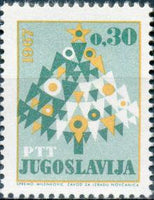 Yugoslavia 1966 Christmas-Stamps-Yugoslavia-StampPhenom