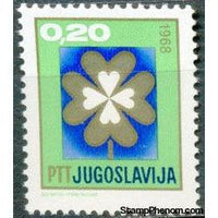 Yugoslavia 1967 New Year-Stamps-Yugoslavia-StampPhenom