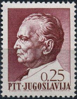 Yugoslavia 1967 President Tito - 75th Birthday-Stamps-Yugoslavia-StampPhenom