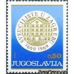 Yugoslavia 1969 Zagreb University-Stamps-Yugoslavia-StampPhenom