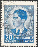 Yugoslavia Kingdom 1939 -1940 Definitives - King Peter II-Stamps-Yugoslavia-StampPhenom