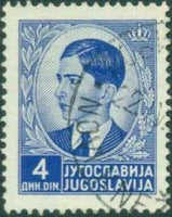 Yugoslavia Kingdom 1939 -1940 Definitives - King Peter II-Stamps-Yugoslavia-StampPhenom