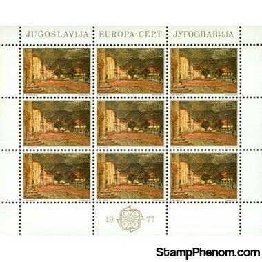 Yugoslavia Block of 9 Lot 2 , 9 stamps
