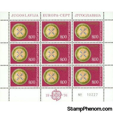 Yugoslavia Block of 9 Lot 3 , 9 stamps