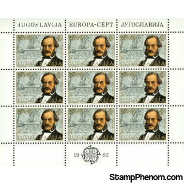 Yugoslavia Block of 9 Lot 5 , 9 stamps