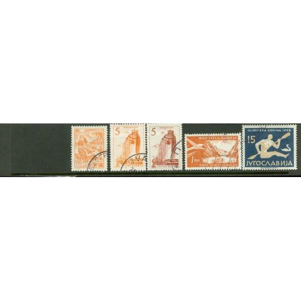 Yugoslavia Lot , 5 stamps
