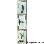 Zaire Monuments , 3 stamps