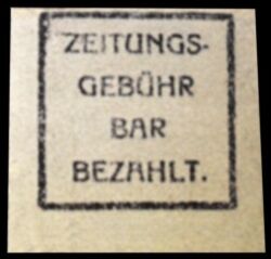 Czechoslovakia 1920 Zeitungsverschleis G. Löwenstein Karlovy Vary