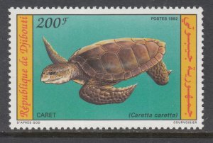 Djibouti 705 Turtle MNH VF