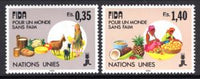 UN Geneva 162-163 MNH VF