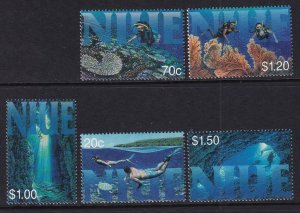 Niue 707-711 MNH VF