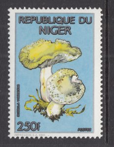 Niger 825 Mushroom MNH VF