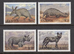 Zambia 452-455 Animals MNH VF