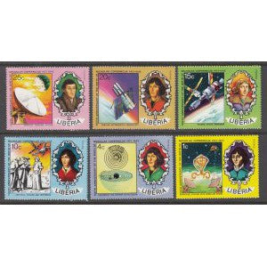 Liberia 653-658 Copernicus MNH VF