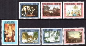 Guinea Bissau 803-809 Paintings MNH VF