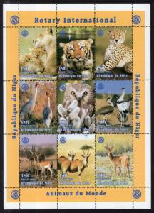 Niger 1003 Animals Souvenir Sheet MNH VF