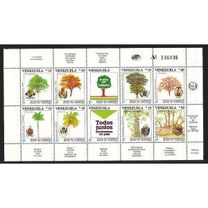 Venezuela 1438 Trees Pane MNH VF