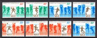 Niue 343-345 Soccer MNH VF