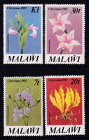 Malawi 255-258 Christmas Flowers MNH VF