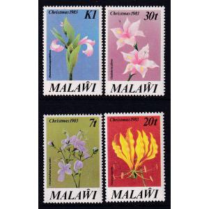 Malawi 255-258 Christmas Flowers MNH VF