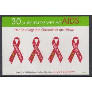 UN Vienna 498 AIDS Pane MNH VF