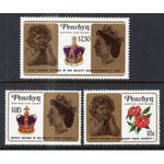 Penrhyn Island 337-339 Queen Elizabeth II MNH VF