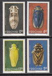 Faroe Islands 276-279 Insects MNH VF