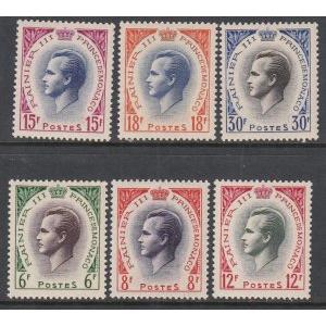 Monaco 334-339 MNH VF