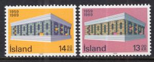 Iceland 406-407 Europa MNH VF