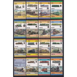 Nevis 190-223 Trains MNH VF