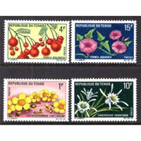 Chad 211-214 Flowers MNH VF