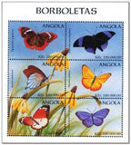 Angola 1998 Butterflies-Stamps-Angola-StampPhenom