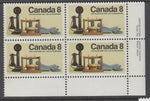 Canada 641 Telephone Inscription Plate Block MNH VF