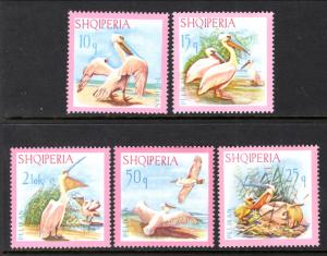 Albania 1012-1016 Birds MNH VF