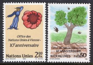 UN Geneva 178-179 MNH VF