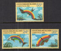 Cocos Keeling Islands 122-124 MNH VF