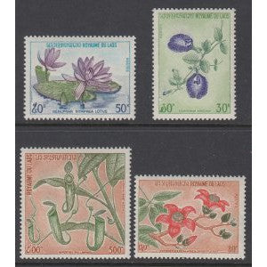 Laos 246-248,C116 Flowers MNH VF