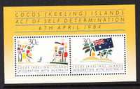 Cocos Keeling Islands 125 Souvenir Sheet MNH VF