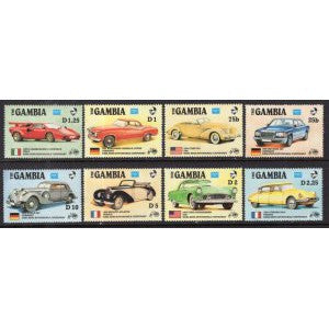 Gambia 620-627 Cars MNH VF