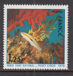 France 1605 Fish MNH VF