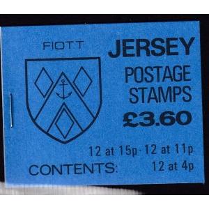 Jersey 250a,257a,261b Booklet MNH VF